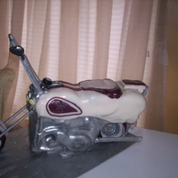 D.r, Motorcycle THIS WAS FOR A SPECIAL CLIENT'S BIRTHDAY. HE TREASURES THIS BIKE AND I KNEW HE WOULD LOVE THE CAKE AS WELL