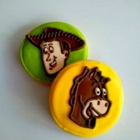 Toy Story Cookies Woody and bullseye cookies