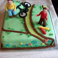 Juggler And Mountain Biker