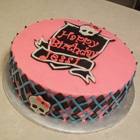 Monster High Monster High cake, All deco made from modeling chocolate.