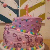 1St Birthday Cake That Didn't Turn Out How I Was Thinking... 