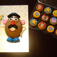 Mr. Potato Head & Toy Story Themed Cupcakes 
