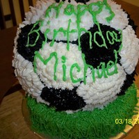 Soccer Ball Birthday Cake