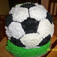 Soccer Ball Birthday Cake