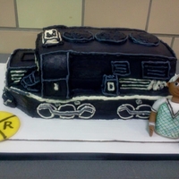 Train Cake This is a Norfolk-Southern Train Cake that I did for my brother-in-law for his birthday and he has worked for them for over 20yrs...he...
