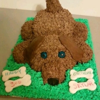 My Daughters 3Rd Birthday Dog Cake 