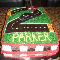 Cars, #2 Cake My son's 2nd birthday cake. Really want to try a replica car cake, but was afraid what it would turn out like. Just buttercream with...