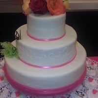 First Wedding Cake wasc cake and chocolate wasc cupcakes