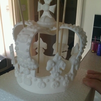 Jubilee Cake Topper I made this topper to go on a 10inch cushion cake for the queens jubilee it will be getting raffled off to raise money for my childrens...