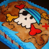 Pirate Birthday Cake 