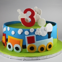 Train Cake cutout train cake