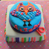 What A Hoot! Made to match the party decor. This guy (girl?) is sooo stinking cute! I loved doing this one!