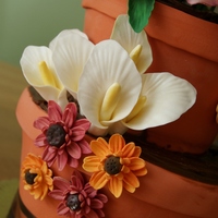Flower Pot Cake My husband saw this in the refrigerator and asked me why I would stuff cake into a clay pot. Haha! He didn't realize that it was...