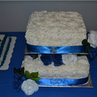 Rosette Anniversary Cake Rosette Anniversary cake!