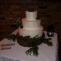 Rustic Winter Wedding 14 Wasc With Red Raspberry Filling 10 Red Velvet With Buttercream Filling 6 Wasc With Red Confetti With Buttercream Rustic Winter Wedding14" WASC with red raspberry filling10" Red Velvet with buttercream filling6" WASC with red confetti...