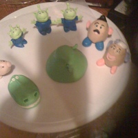 Fondant Figures For Toy Story Cake Fondant figures for Toy Story cake. My first fondant 3d figures!
