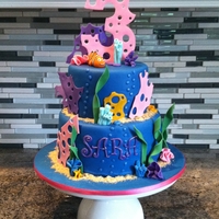 Under The Sea Cake MMF cake made with mmf & gum paste decorations