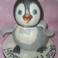 3D Happy Feet Cake Ohhh My I Lost Sleep Over This One Lol My First Attempt At A 3D Cake 3 Maderia Cakes Carved Filled With Butterc 3D 'Happy Feet' cake. Ohhh my... I lost sleep over this one lol!! My first attempt at a 3D cake. 3 maderia cakes carved, filled...