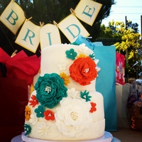 Bridal Shower Cake Floral bridal shower cake