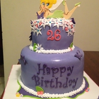 Tinkerbell Birthday Cake 