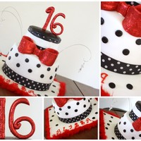 Sweet 16 Birthday Cake 