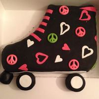 Roller Skate Birthday Cake Roller Skate birthday cake