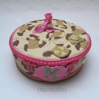 Leopard Cake leopard cake with hotpink shoes