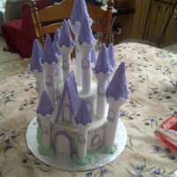 Castle Cake I actually made 2 of these cake for the same day! they had two parties to attend one in oshawa and one in brampton