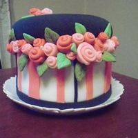 Hatbox Cake unfortunatly, the quality of the picture doesn't do it justice. it was so much cuter in person!