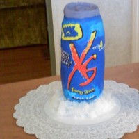 Xs Energy Drink 3d all buttercream xs energy drink cake