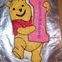 Winnie The Pooh I made this cake for my oldest 1st birthday.