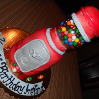 ***sweet Tooth*** This cake is my 1st attempt to do a Gumball Machine. It was made for my 6 year old daughter's birthday because she LOVES gumballs!!!