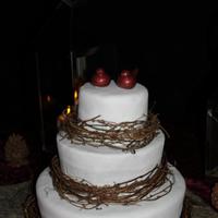 Rustic Wedding Cake 