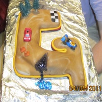 Rc Car Cake- Ditch In The Road