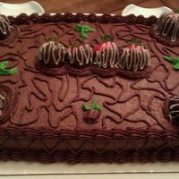 Chocolate & Strawberry Cake 