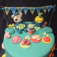 Sound The Octoalert! Lucas Is 4! My son's 4th birthday cake. He loves the Octonauts!