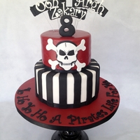 Two Tier Pirate Cake