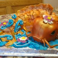 Koi Fish This is a picture of a Koi Fish I did for my sister's Birthday! She always says I am to busy with the cake biz to make her cakes. Ha,...