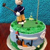 Birthday Cake For A Golf Fanatic Birthday cake for a golf fanatic