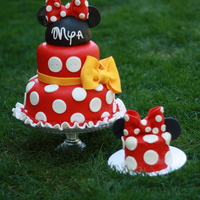 Minnie Mouse Cake And Smash Cake 
