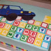 Jeep 2Nd Birthday Cake Jeep Cake for a little boy's 2nd Birthday