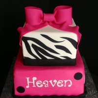 Zebra Cake And Cupcakes Pink and zebra cake