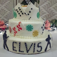 Poker Playing Elvis Fan 