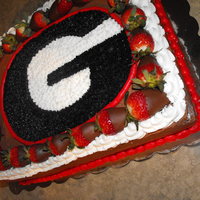 Grooms Cake......"g" For Georgia Bulldogs! 