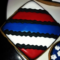 Patriotic Ric Rac Cookies 