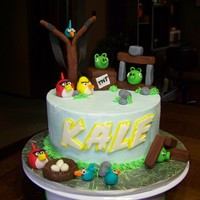 Angry Birds Cake For My Grandson Marble Cake With Smbc He Colored And Made The Rocks For His Cake Angry birds cake for my grandson. Marble cake with SMBC. He colored and made the rocks for his cake!