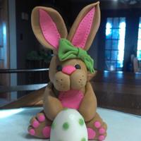 My Cute Fondant Easter Bunny My cute fondant Easter bunny!