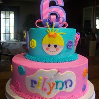 Lalaloopsy Cake For My Cousins Daughter Lalaloopsy cake for my cousin's daughter.