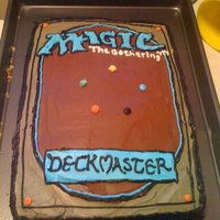 Magic The Gathering a magic the gathering card cake