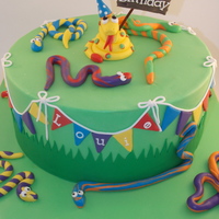 Snake Birthday Cake Snake Birthday Cake.